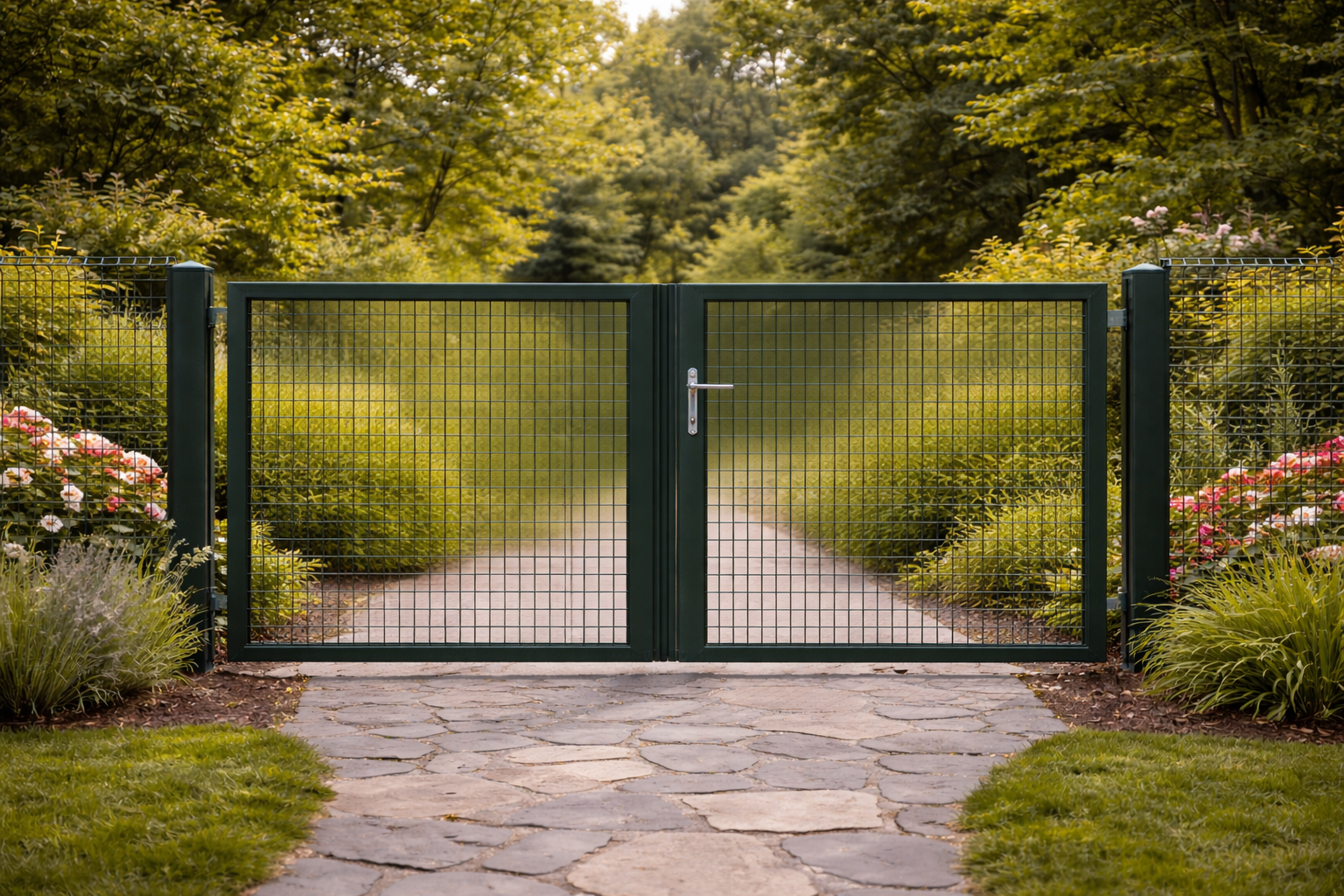 Double Swing Gates